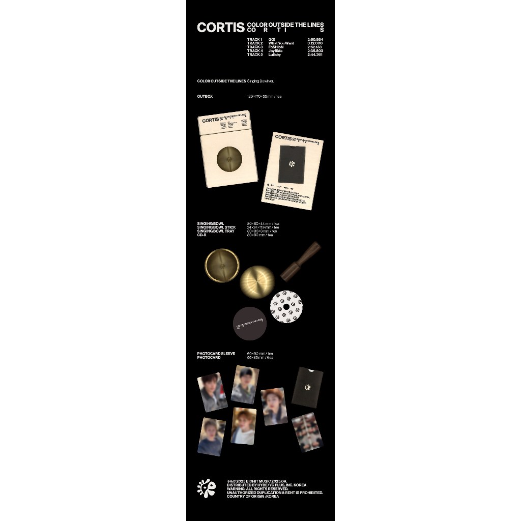 CORTIS - [ COLOR OUTSIDE THE LINES ] 1ST (SINGING BOWL Ver