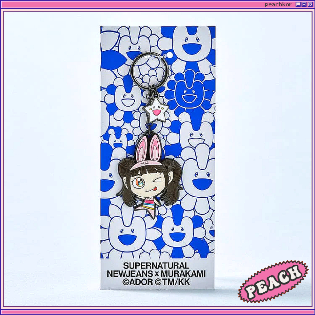 NewJeans x Chaveiro Metálico MURAKAMI/MD Oficial De Calças De