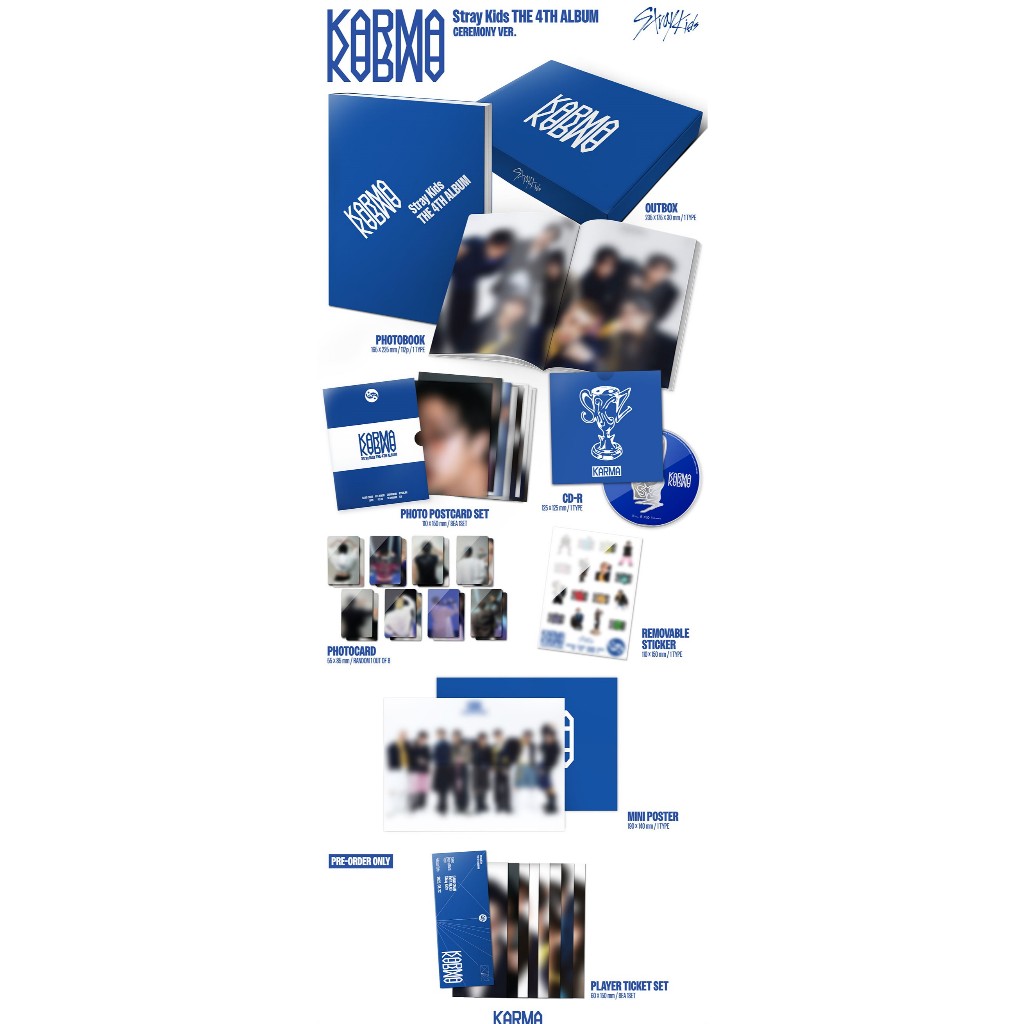 stray kids KARMA HOORAY CEREMONYトレカ OT8 STRAY KIDS - KARMA (CEREMONY VER. / HOORAY VER. ) | Shopee Brasil