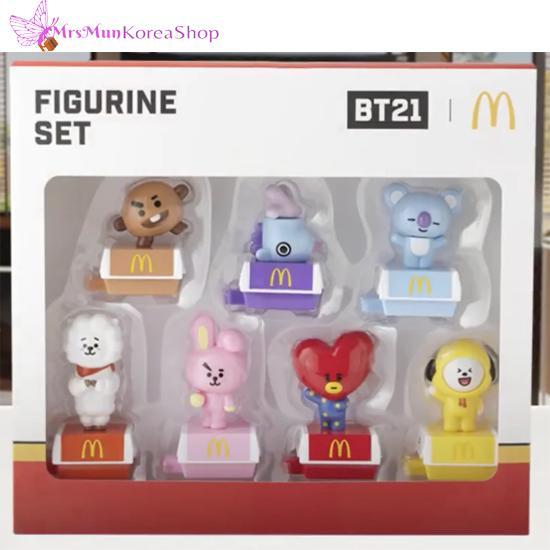 BT21 x Conjunto Figurino McDonald's | Shopee Brasil