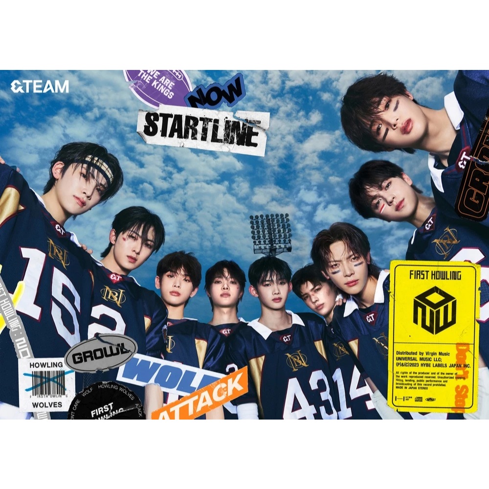 &TEAM - Japan 1st Album [FIRST HOWLING : NOW] | Shopee Brasil