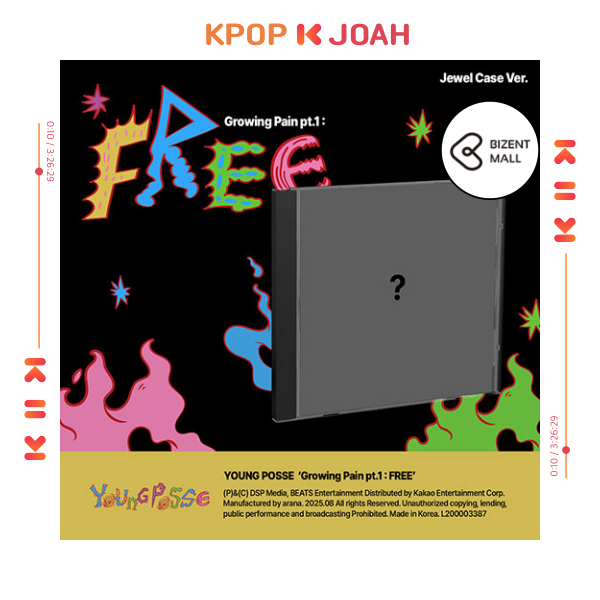 【即購入可】ph-1 The  Kid: 1st EP Album POB] (Jewel Case ver.) YOUNG POSSE [Growing Pain pt.1 FREE] EP