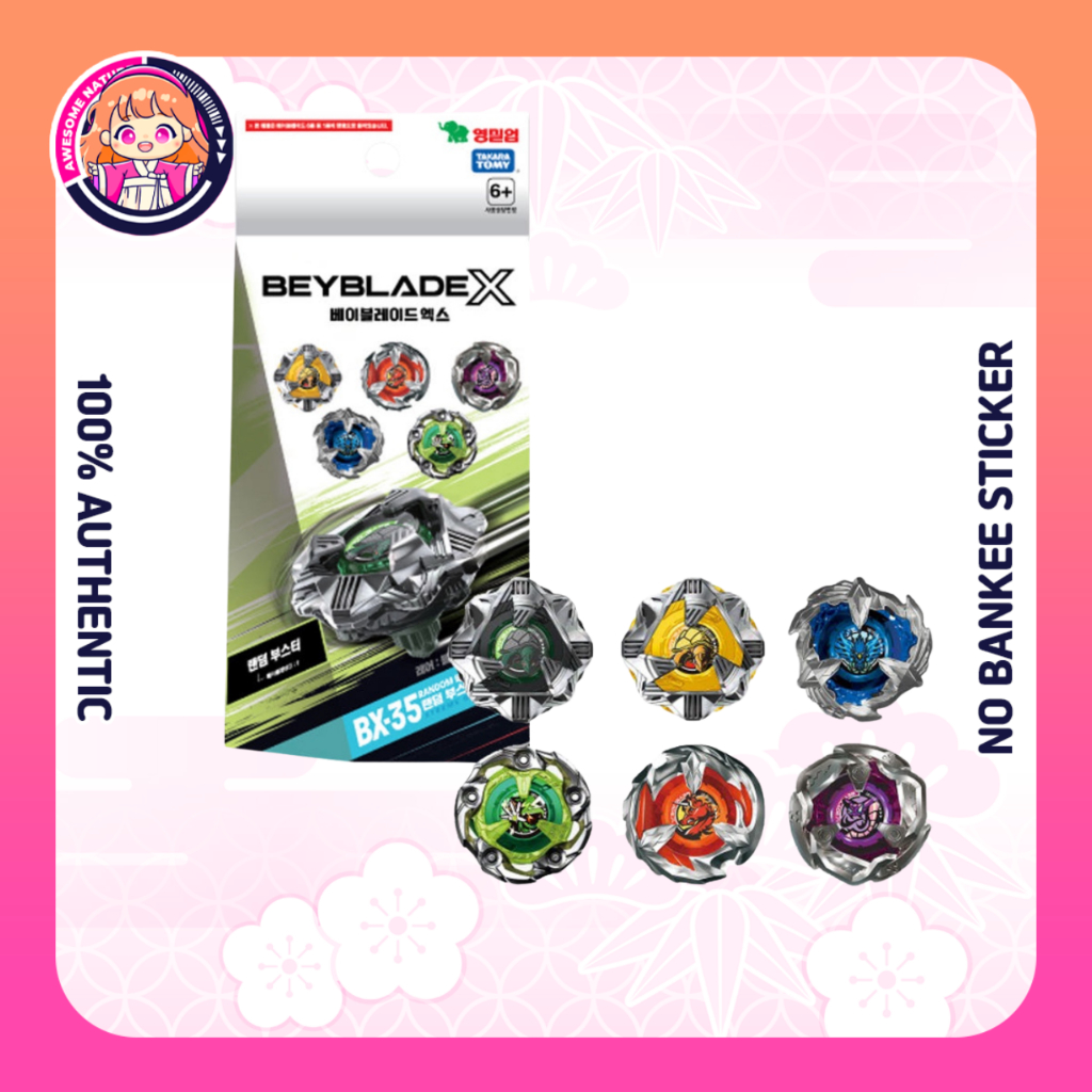TAKARA TOMY] BEYBLADE X RANDOM BOOSTER Vol . 4 BX-35 | Shopee Brasil