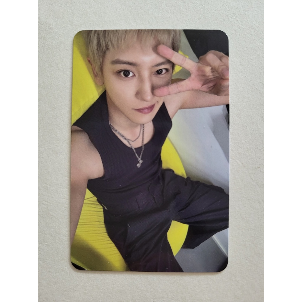 CHANYEOL EXO 1o Mini Álbum Black Out Cartão Fotográfico Oficial