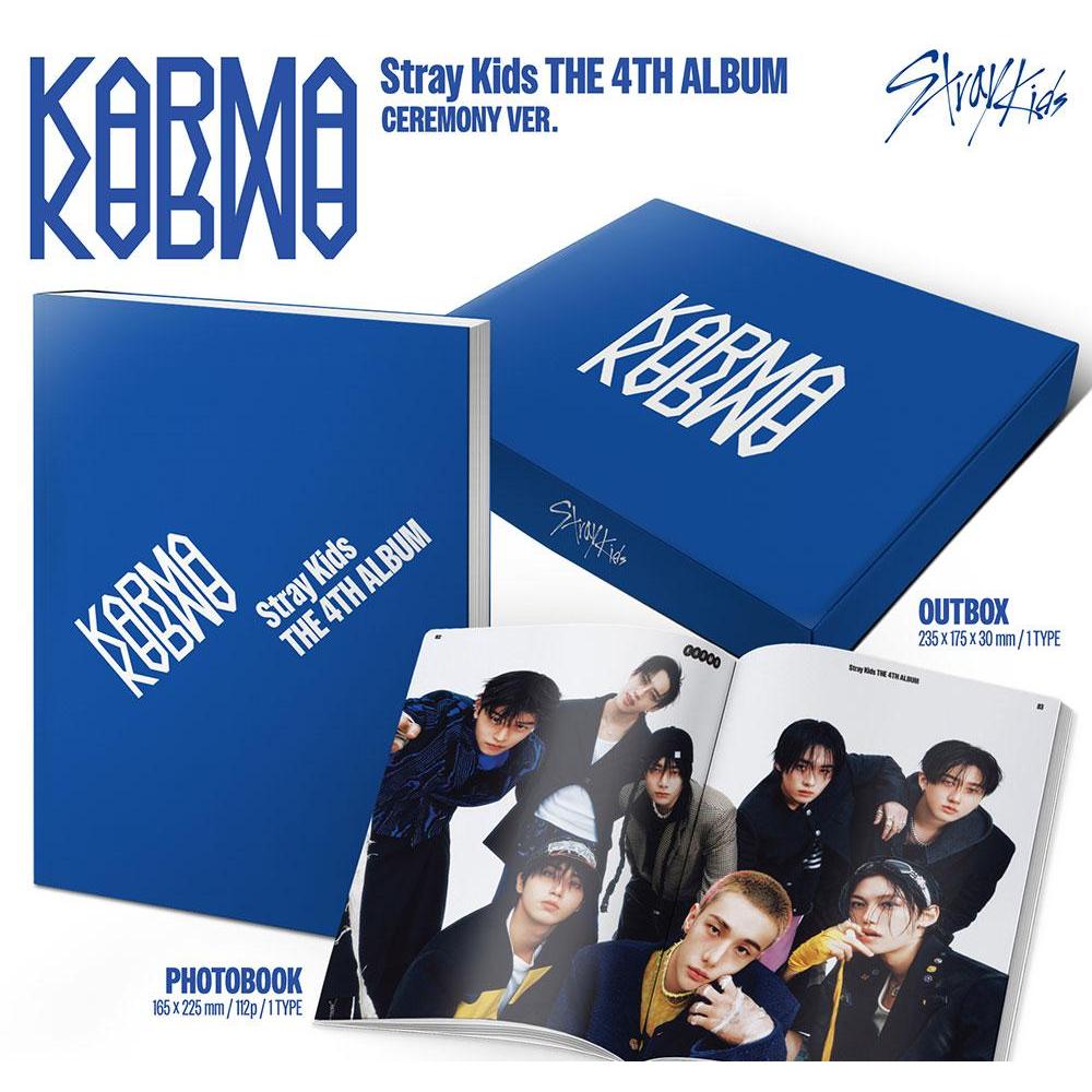 CEREMONY VER., HOORAY VER.) Stray Kids - 4th Full Album [KARMA