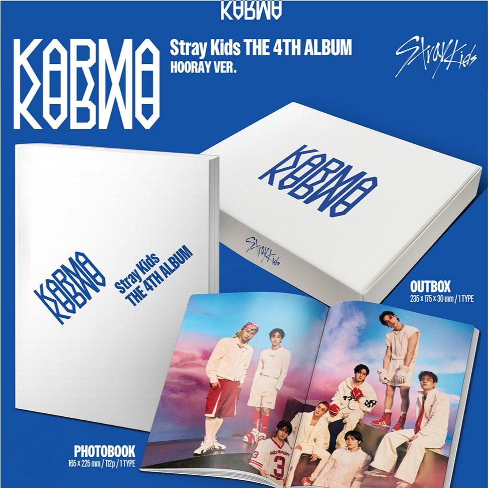CEREMONY VER., HOORAY VER.) Stray Kids - 4th Full Album [KARMA