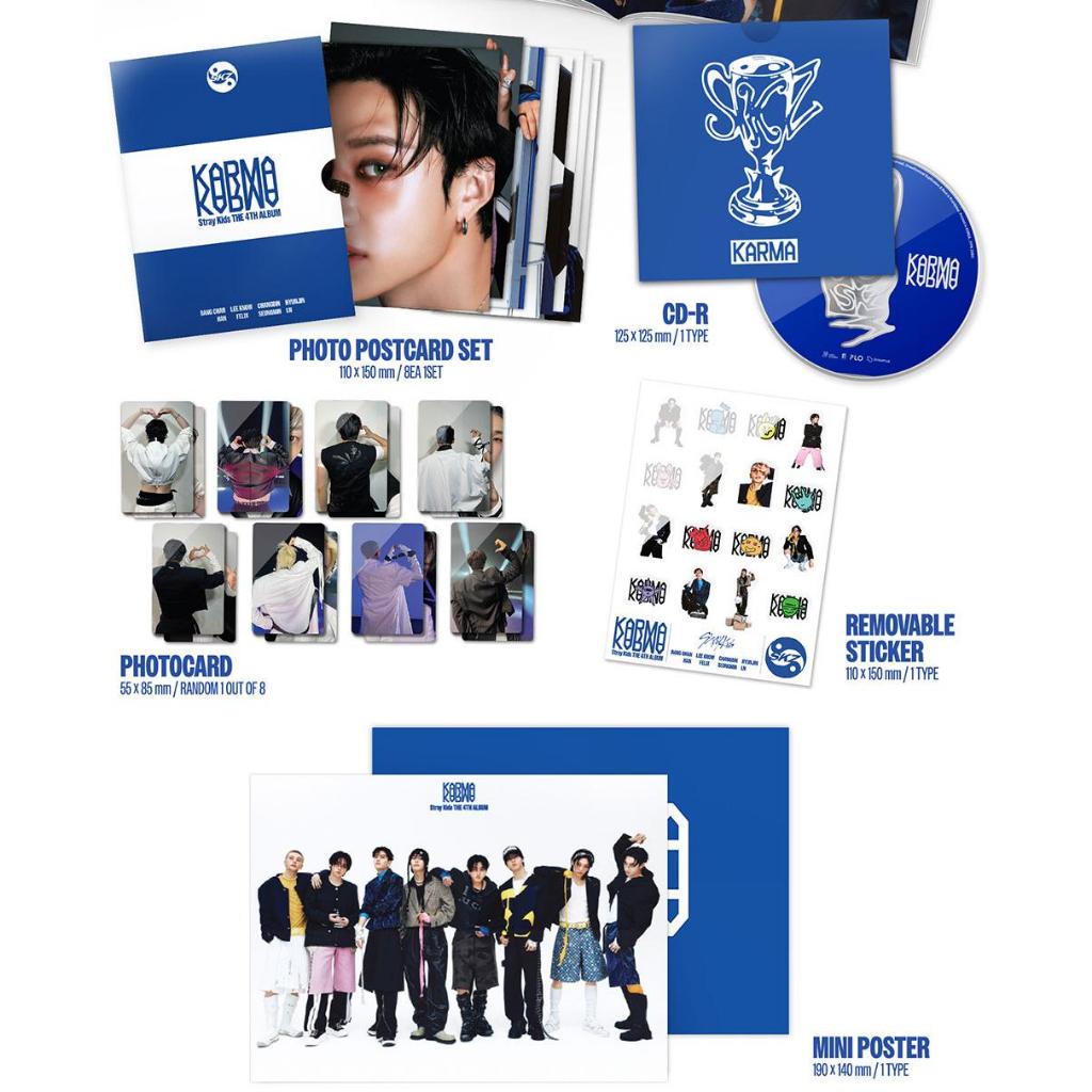 CEREMONY VER., HOORAY VER.) Stray Kids - 4th Full Album [KARMA