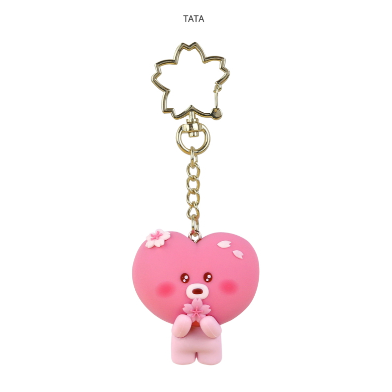 BTS BT21 Oficial CHERRY BLOSSOM Chaveiro De Figuras Autêntico