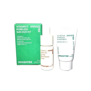 innisfree vitamin c poreless sun duo kit