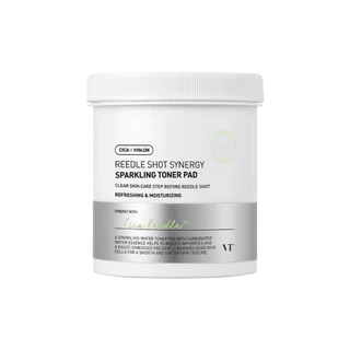 vt cosmetics reedle shot synergy sparkling toner pad 200ml 80pads em Oferta na Shopee
