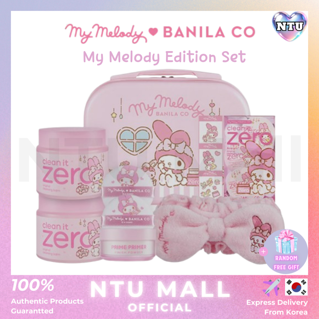 BANILA CO x My Melody] Conjunto Edition (Bálsamo De Limpeza 180ml