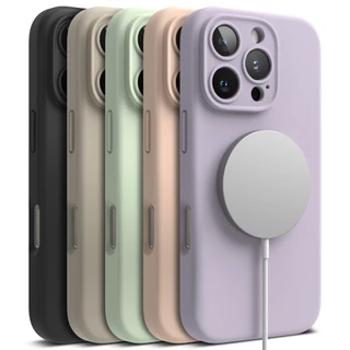Ringke Silicone Magnetic Para iPhone 16 Pro Max 16 Pro Capa Protetora De Macia E Leve Magnético