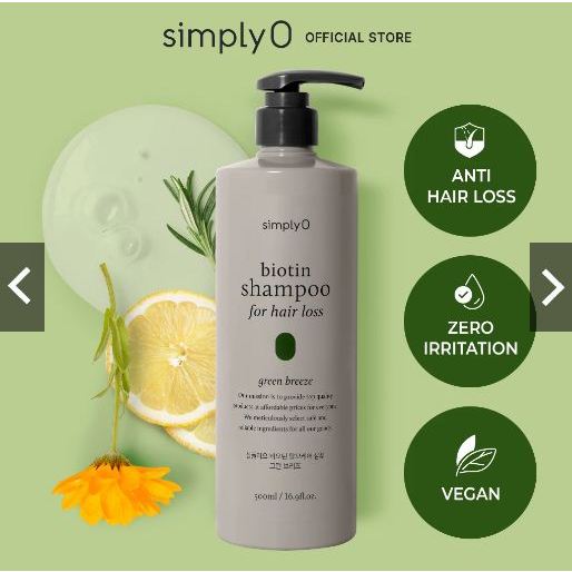 Shampoo simplyO Biotina Para Queda De Cabelo 500ml , 1000ml/Antiqueda ...
