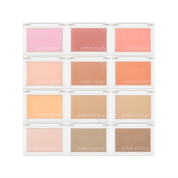 Missha Cotton Blush 8 Cores/Contorno 4 4g