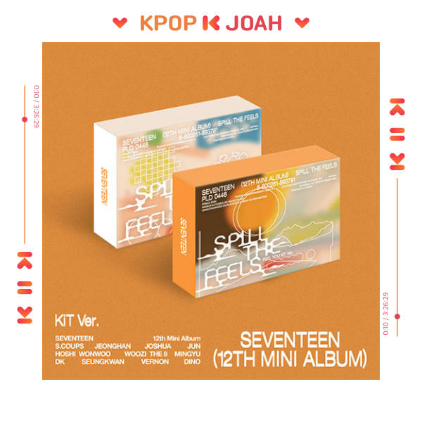 2 SET] (KIT ver.) SEVENTEEN [SPILL THE FEELS] 12th MINI ALBUM