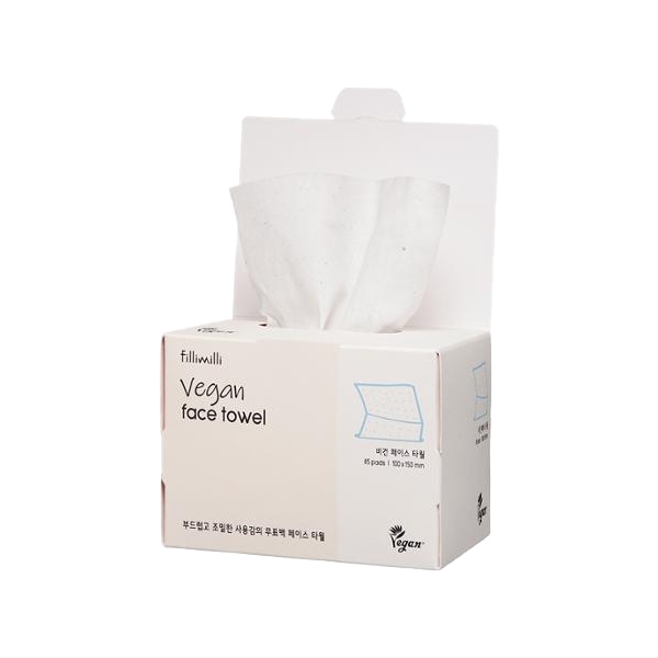 fillimilli Vegan Face Towel 85pods | Shopee Brasil
