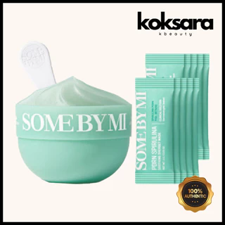 Some By Mi PDRN Spirulina Soothing Sherbet Mask 1g 10ea em Oferta na Shopee