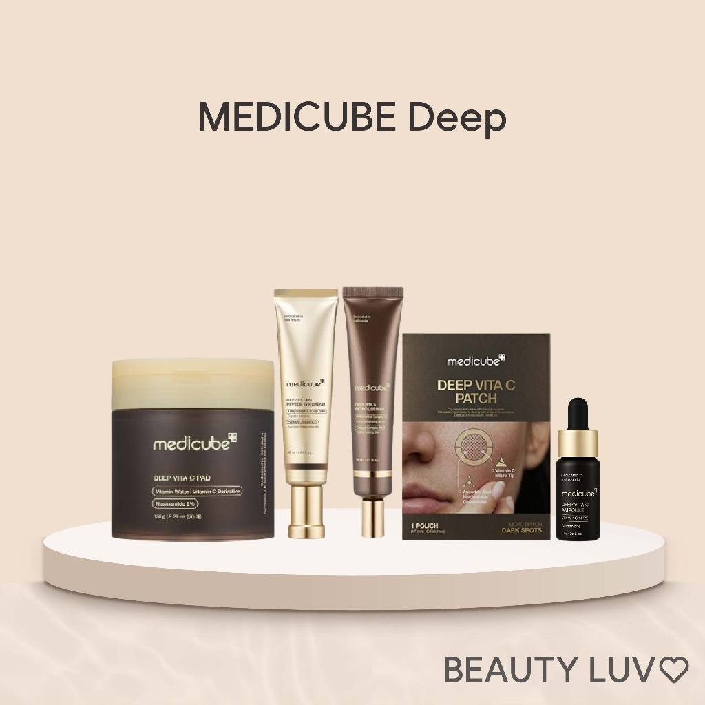 Medicube] Deep Line Collection / Ampoule, Vita C Pad, Vita A