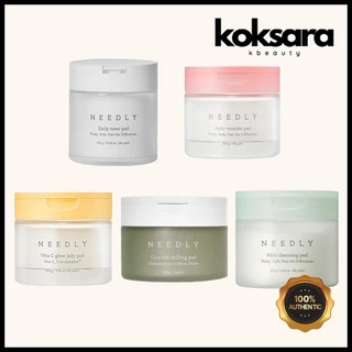 needly Daily toner pad, Anti-trouble pad, Vita C glow jelly pad, Cicachid chilling pad, Mild cleaning pad em Oferta na Shopee