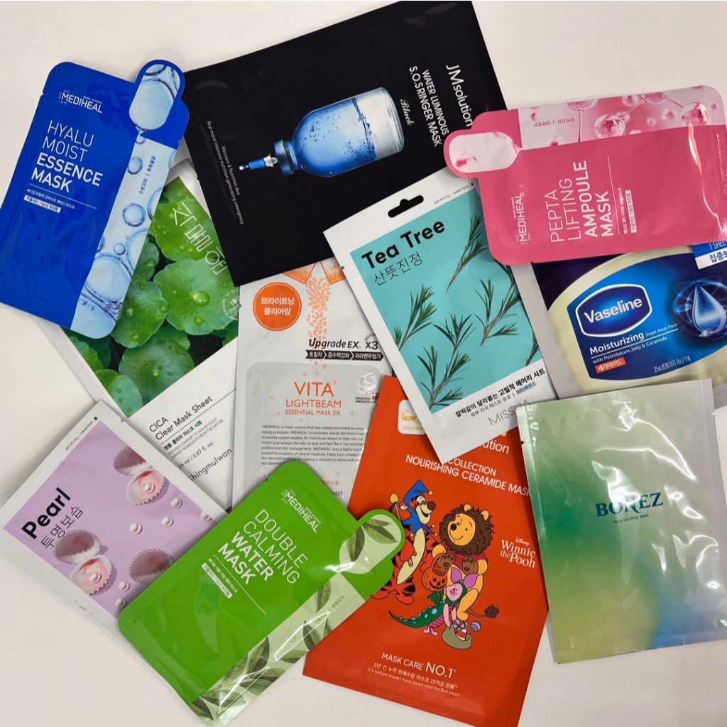 Random Sheet Mask Box (10 sheets) | Shopee Brasil