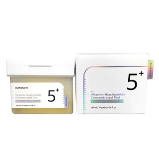 numbuzin no.5 vitamin-niacinamide concentrated pad 180ml