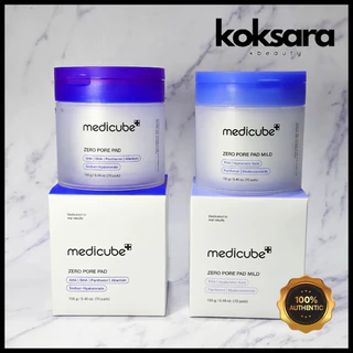 MEDICUBE zero pore pad 2.0,zero pore pad mild 3types(original pad/refill) em Oferta na Shopee