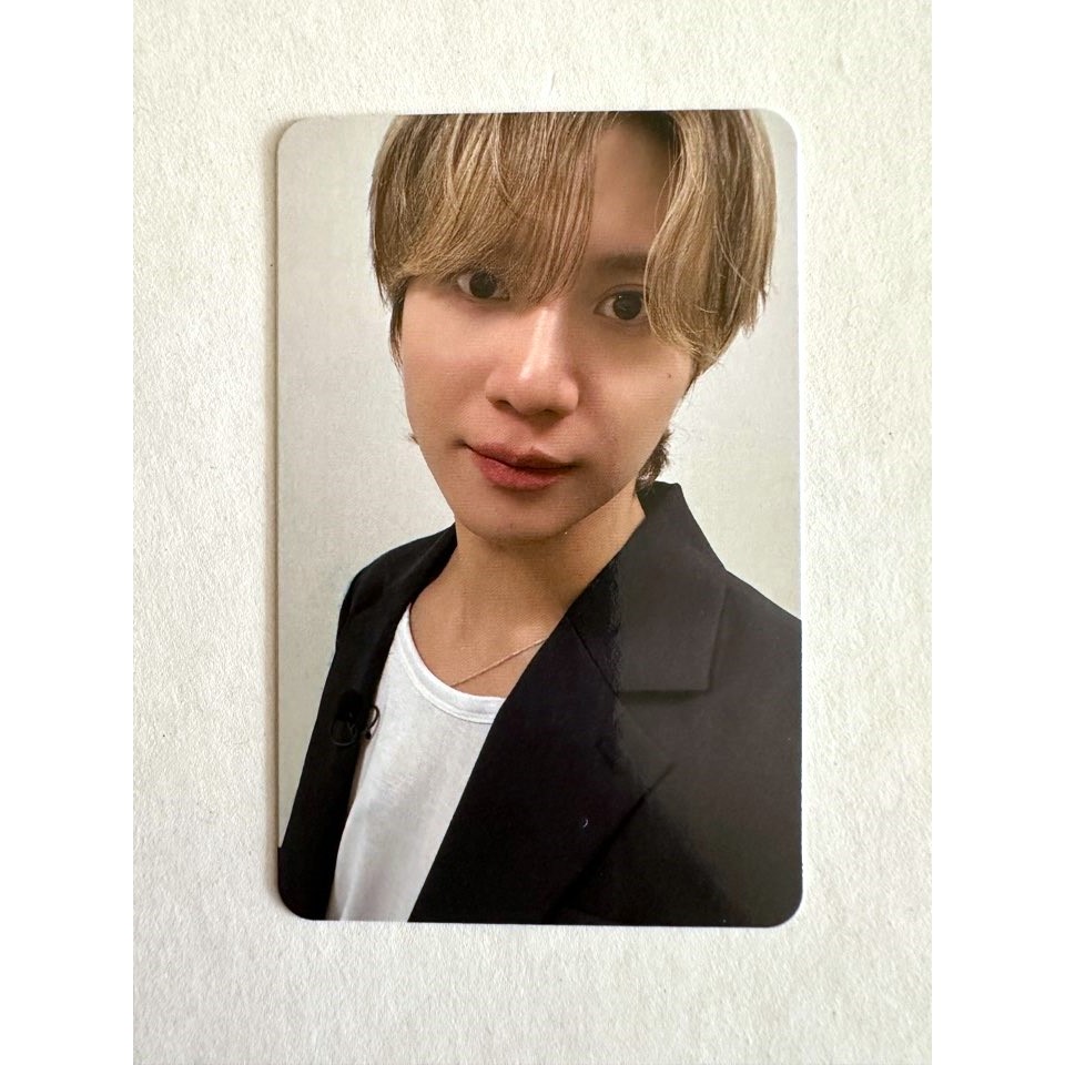 SHINee TAEMIN 2024 World Tour Efêmera Gaze MD Benefício Photocard