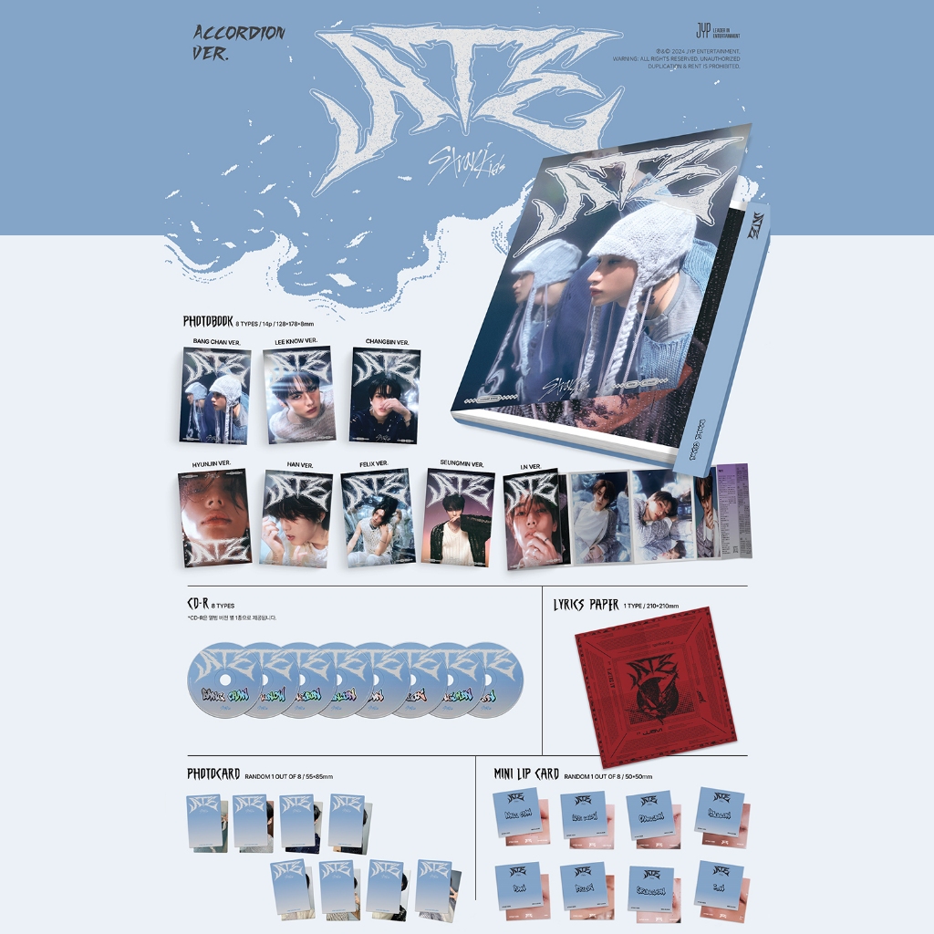 STRAY KIDS - ATE (ACCORDION Ver.) | Shopee Brasil