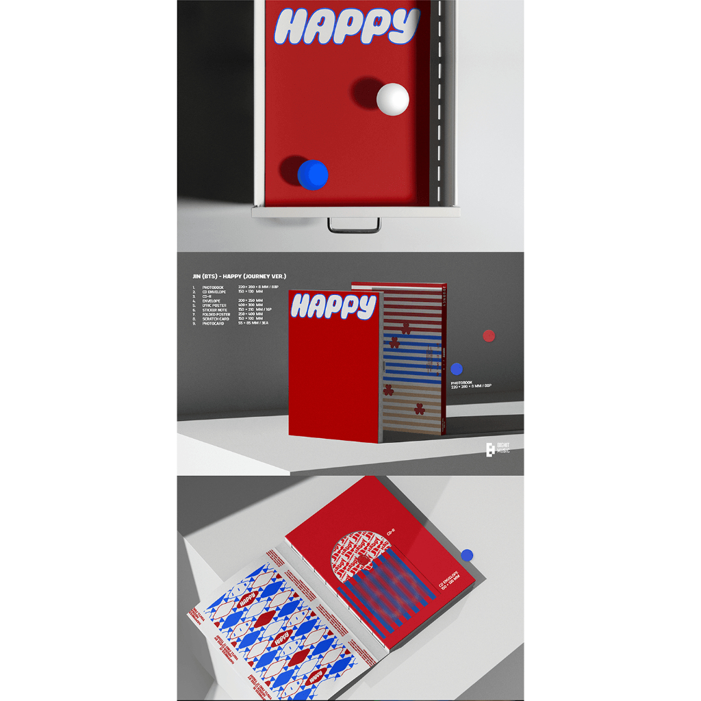Jin (BTS) - Solo Album 'Happy' | Shopee Brasil