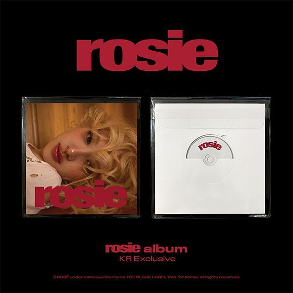 【新品未開封】BLACKPINK ロゼ rosie KR Retail　2種 BLACKPINK ROSE – [ rosie ] FIRST STUDIO ALBUM (KR Exclusive +