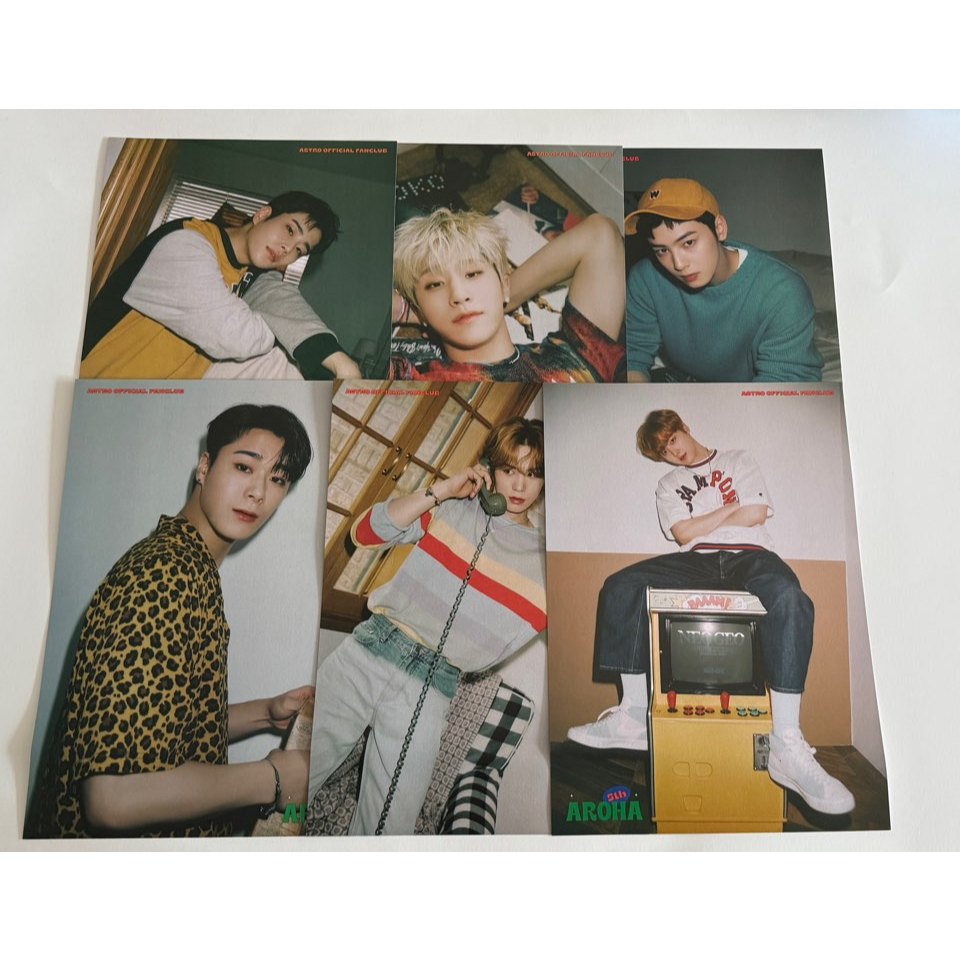 ASTRO AROHA 5o Termo Fan club FC Kit Cartão Fotográfico Oficial