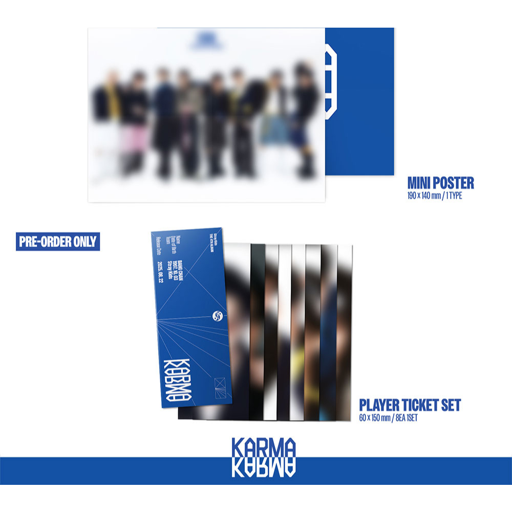 POB] (CEREMONY / HOORAY ver.) Stray Kids [KARMA] 4th FULL ALBUM