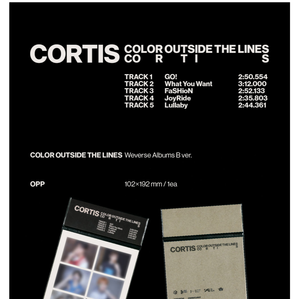 Weverse Albums ver.) CORTIS [COLOR OUTSIDE THE LINES] 1st EP Album