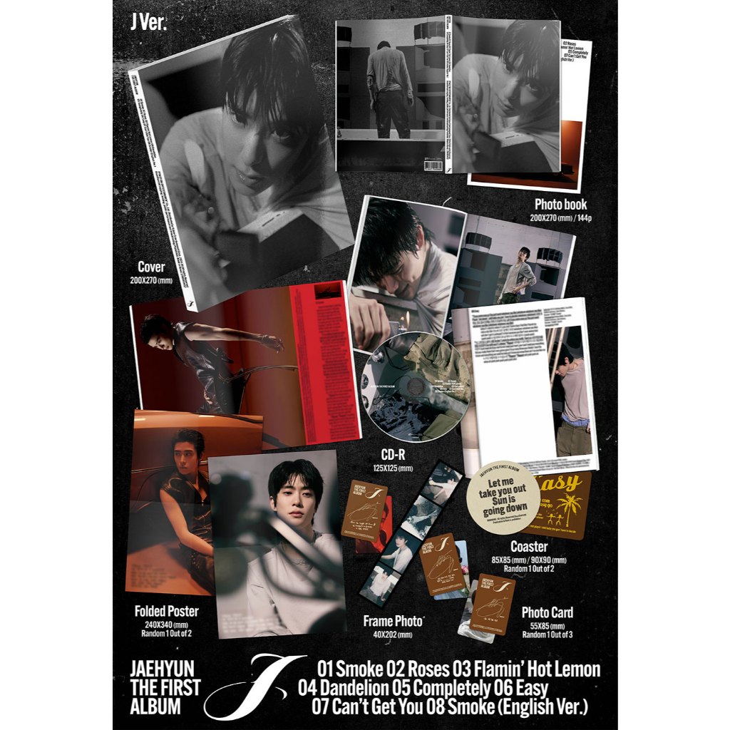 JAEHYUN(NCT) The 1st Album [J] (J Ver.) | Shopee Brasil