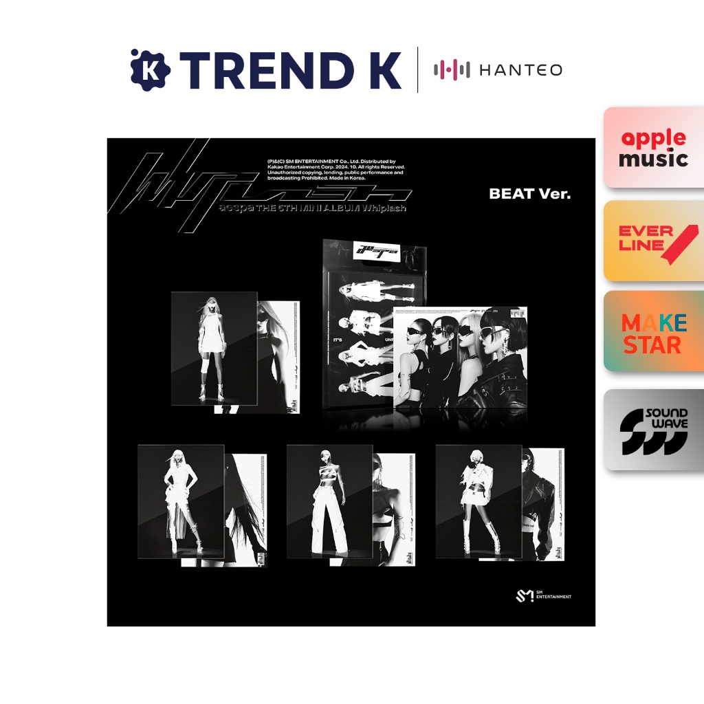aespa - 5th Mini Album [Whiplash] (BEAT Ver.) | Shopee Brasil