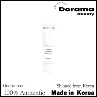 Protetor Solar Suave Mineral Marinho VPROVE (Fps50 + , PA +) 50ml Marine Mineral Mild Sunscreen