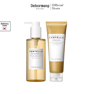 SKIN1004 Madagascar Centella-(Ampola Espuma 125ml + Óleo De Limpeza Leve 200ml) Conjunto