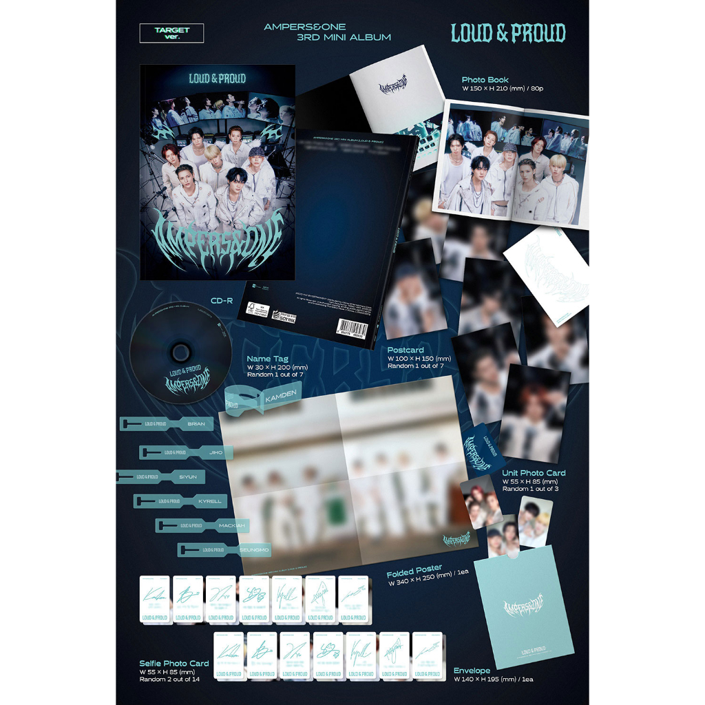 POB] AMPERS&ONE [LOUD & PROUD] 3rd MINI ALBUM (13th Aug.2025