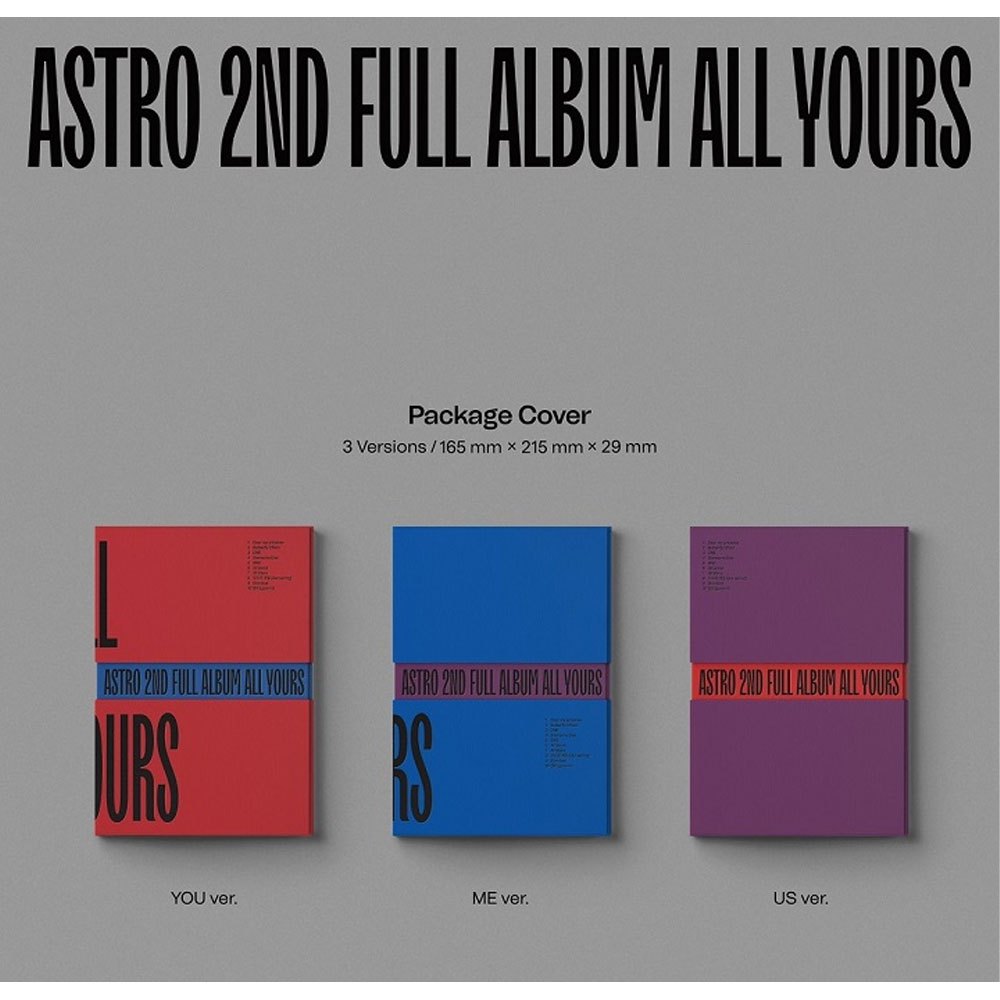 ASTRO - 2nd Full Album [ All Yours ] | Shopee Brasil