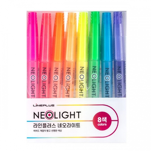 Conjunto De Marcadores LinePlus Neolight/8 Cores | Shopee Brasil