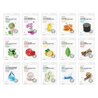 lebelage solution mask pack 25ml 15types em Oferta na Shopee