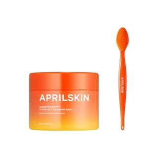 aprilskin carrotene hydromelt cleansing balm 90ml brush set