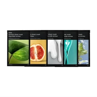 Abib Gum Sheet Mask Sticker 10sheets 5 types em Oferta na Shopee