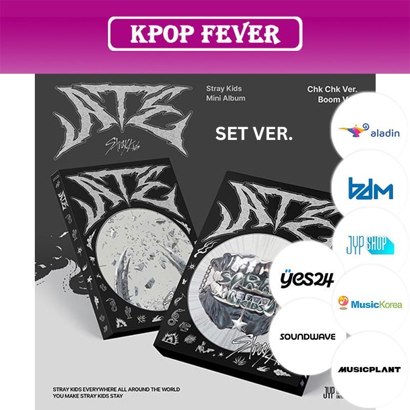POB] STRAY KIDS - [ ATE ] SET CHK CHK VER + BOOM VER CD SEALED