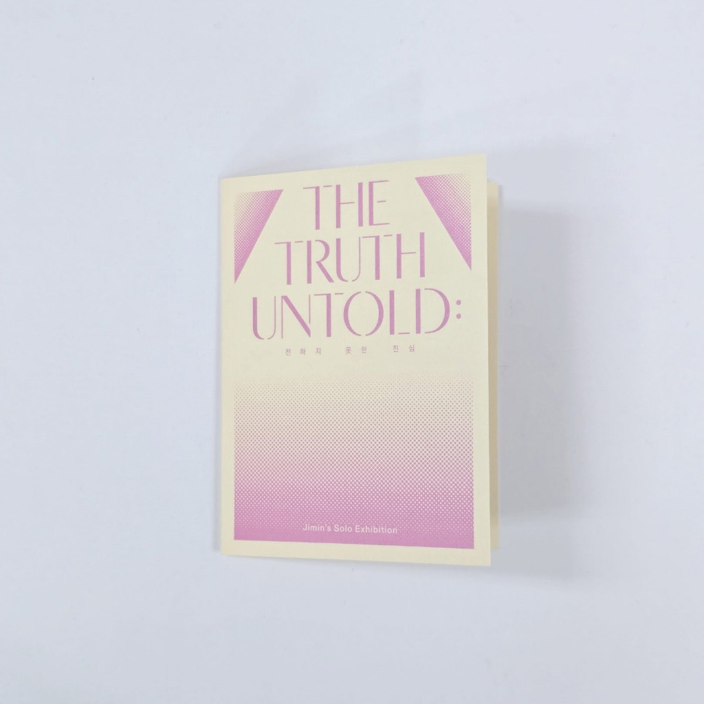JIMIN EXHIBITION SPECIAL GIFT THE TRUTH UNTOLD PHOTO TICKET