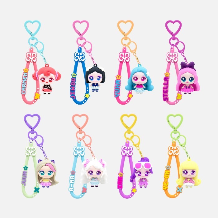 アイドル [GGAGGONG] Twinkle Hearts PET 10cm DOLL / FIGURE KEY RING) Teenieping X Hearts2Hearts
