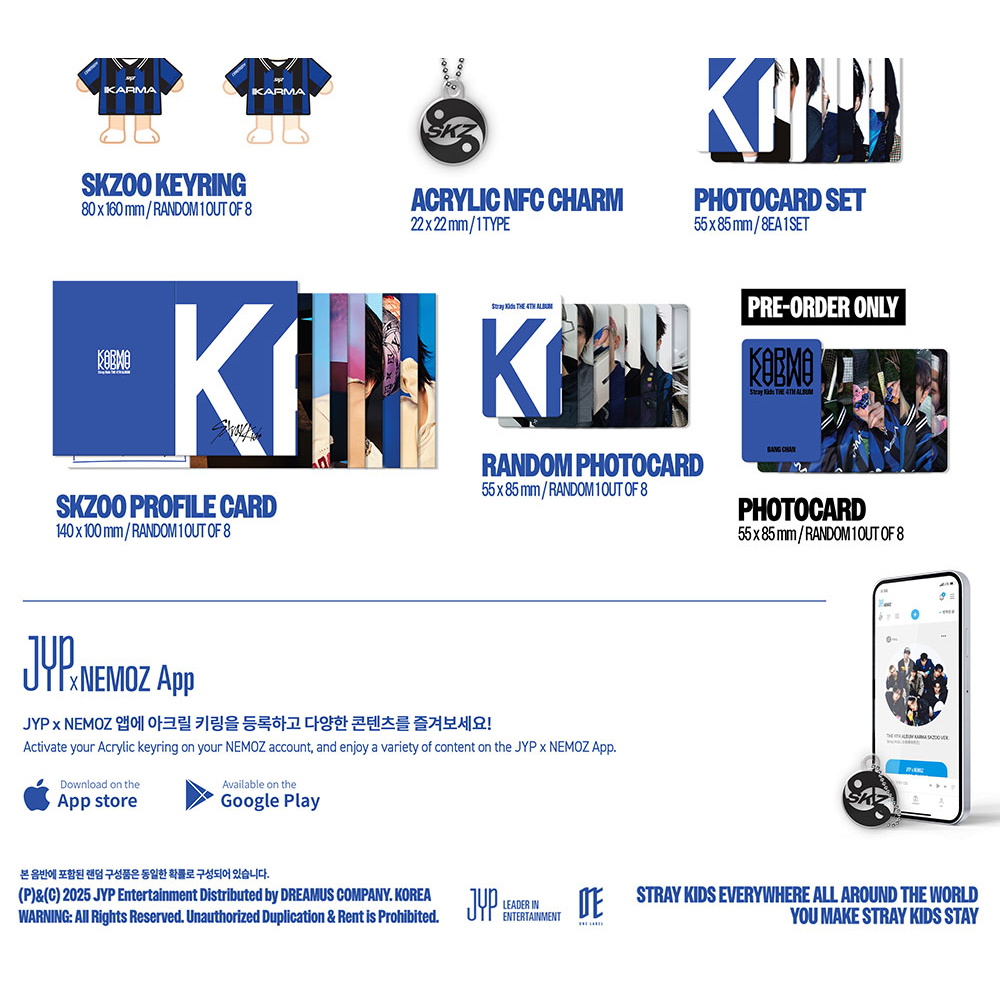 POB](SKZOO ver.) Stray Kids (SKZ) [KARMA] 4th FULL ALBUM (22nd Aug