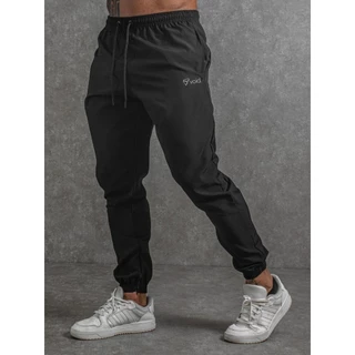 Calça Jogger Tactel com Elastano para Treino Esportiva Masculina Ziper No Punho