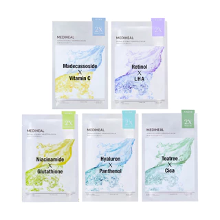 mediheal derma synergy wrapping mask 25ml*1ea 5types em Oferta na Shopee