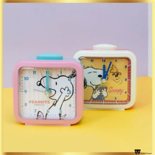 Aladdin Goods Peanuts Snoopy Relógio De Mesa Analógico Retrô
